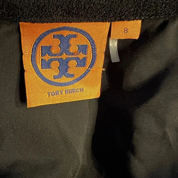 Tory Burch beaded black midi dress size 8 - Picture 10 of 12